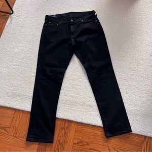 Abercrombie & Fitch Men’s Black Athletic Slim Jean size 34x32